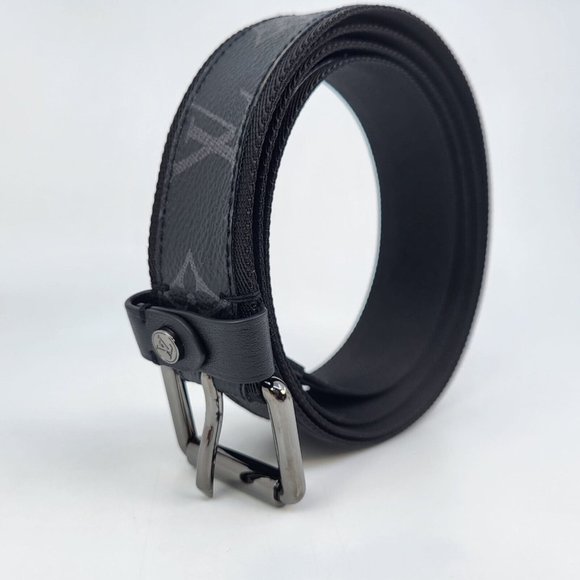 Louis Vuitton Men's Monogram Eclipse Signature Extra Long Belt - Picture 7 of 15